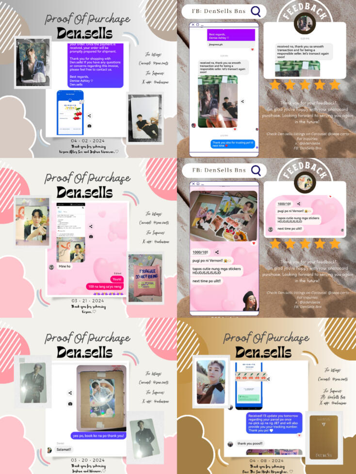 Proof of Purchase and Feedback